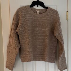 Sundance Women's Textured Knit Sweater - Brown